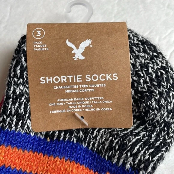 NWT three pairs of American Eagle shortie socks, holiday socks - Picture 5 of 5
